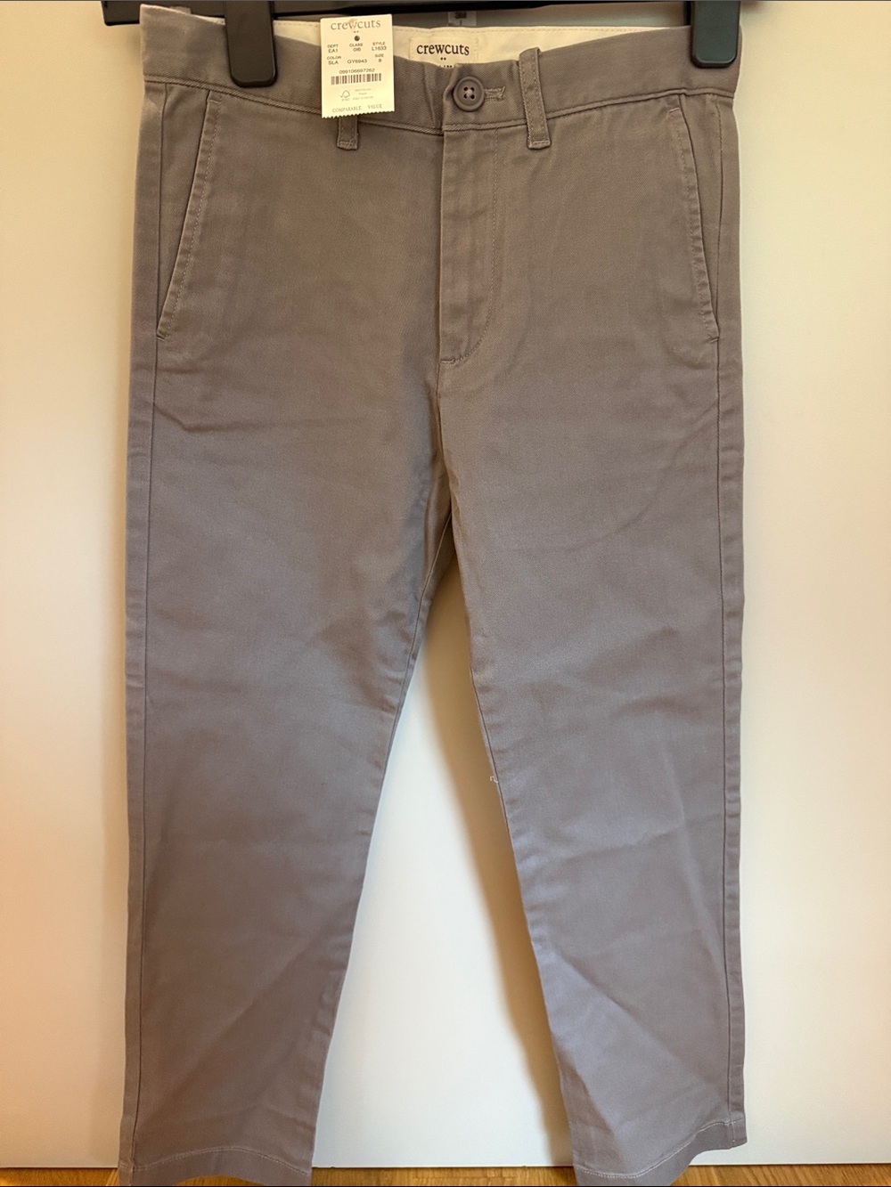 Crewcuts Gray Slim Chino Pants